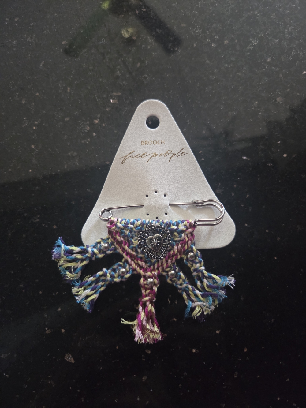 Free People Macrame Brooch